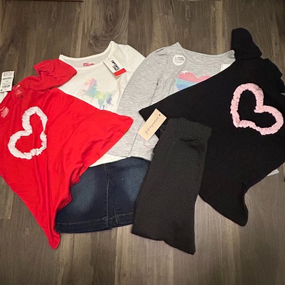 Girls 6-pc 4T bundle mixed tops & bottoms retail: $115 - Picture 7 of 7